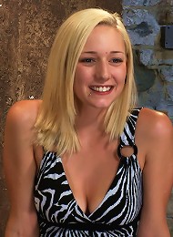 Hot Blonde Tied Tightly and Made to Cum